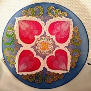 Aranyos Szegelet selyemmandala