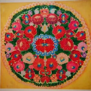 Hagyaték selyemkép