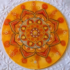 Körtánc selyemmandala