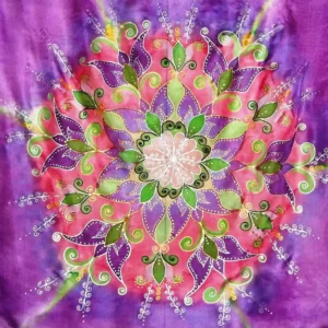 Lélekfény selyemkép