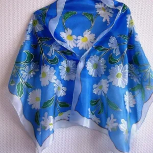 Margarétás selyemsál