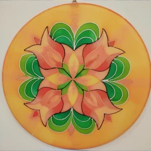 Nőszirom selyemmandala