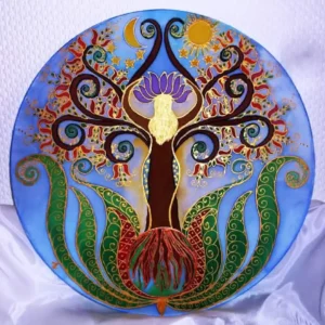 Őseredet Istenasszonya selyemmandala