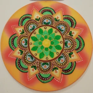 Ragyogás selyemmandala