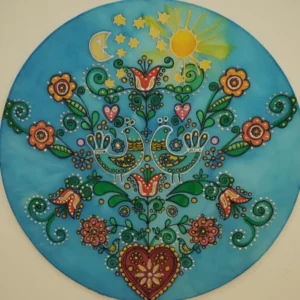 Teljesség selyemmandala