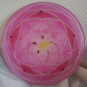 Vénusz rózsája selyemmandala